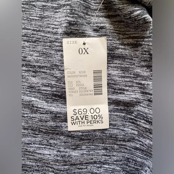 NWT Cathrines Athletic Style Open Front Cardigan - Picture 3 of 5